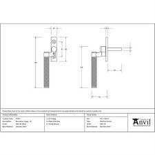 Additional picture of From The Anvil Brompton Espaglonette Left Hand Satin 316 Stainless Steel