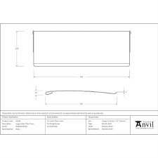 Additional picture of From The Anvil Large Internal Letter Box Flap Polished Nickel