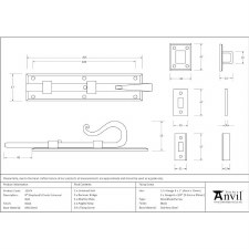 Additional picture of From The Anvil Shepherds Crook Universal Bolt 8" Black