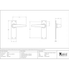Additional picture of From The Anvil Deluxe Door Handles Black