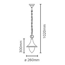 Additional picture of Elstead Firenze Chain Light Black