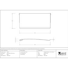 Additional picture of From The Anvil Small Internal Letter Box Flap Black