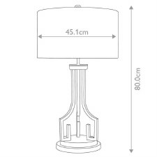 Additional picture of Gilded Nola Lemuria Table Lamp