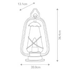Additional picture of Elstead Miners Pedestal Lantern Light