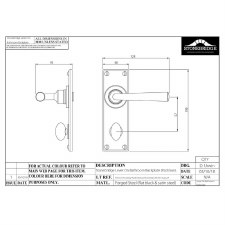 Additional picture of Stonebridge Padstow Bathroom Door Handles Armor Coat Satin Steel