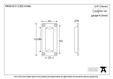 Additional picture of From The Anvil Period Flush Pull Handle Polished Bronze
