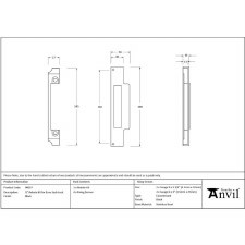 Additional picture of From The Anvil Rebate Kit for Euro Sash Lock Black