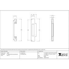 Additional picture of From The Anvil Rebate Kit for Euro Sash Lock Stainless Steel