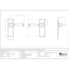 Additional picture of From The Anvil Regency Lever Latch Door Handle Black