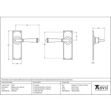 Additional picture of From The Anvil Regency Lever Set Pewter