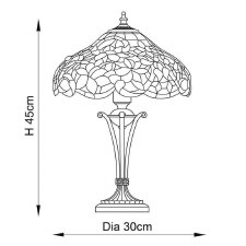 Additional picture of Interiors 1900 Sullivan Small Tiffany Table Lamp