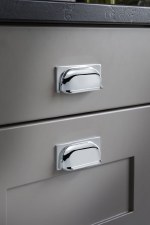 Additional picture of Quantock Cup Pull Handle 96mm Polished Chrome