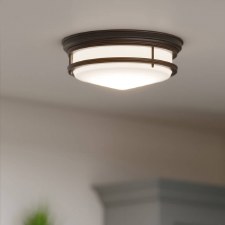Additional picture of Hinkley Hadley Flush Ceiling Light Oil Rubbed Bronze