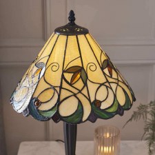 Additional picture of Interiors 1900 Jamelia Medium Tiffany Table Lamp