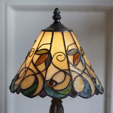 Additional picture of Interiors 1900 Jamelia Small Tiffany Table Lamp