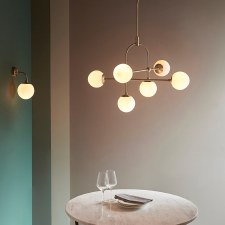 Additional picture of Kimmeridge 1 Light Wall Light Matt Antique Brass
