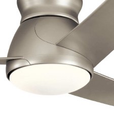 Additional picture of Elstead Eris 60" Ceiling Fan with Light Brushed Nickel