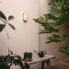 Additional picture of Montreal Coastal Bulkhead Wall Light Brushed Steel