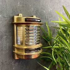 Additional picture of Navigator Outdoor Bulkhead Light Raw Brass
