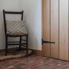 Additional picture of From The Anvil Penny End T Hinges 12" Pewter Patina