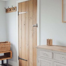 Additional picture of From The Anvil Penny End T Hinges 18" Pewter Patina