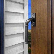Additional picture of Finesse Durham Espagnolette Window Handle Left Hand Solid Pewter