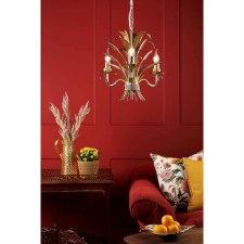 Additional picture of Phaedra 3 Light Pendant Gold