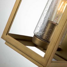 Additional picture of Quintiesse Atwater Medium Outdoor Wall Light Distressed Brass