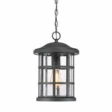 Additional picture of Quoizel Crusade Chain Lantern Black