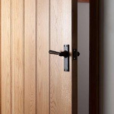 Additional picture of From The Anvil Straight Door Handle Latch Black