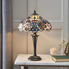 Additional picture of Interiors 1900 Sullivan Small Tiffany Table Lamp