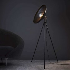 Additional picture of Clifton Tripod Floor Lamp Matt Black
