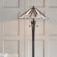 Additional picture of Interiors 1900 Astoria Tiffany Floor Lamp Down Light