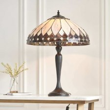 Additional picture of Interiors 1900 Brooklyn Tiffany Medium Table Light 63982