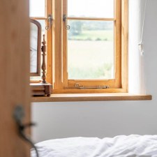 Additional picture of From The Anvil Cast Monkeytail Window Handle Antique Pewter