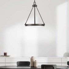 Additional picture of Hinkley Collier Uplighter Pendant Black Oxide