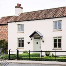 Additional picture of From The Anvil Cottage Espagnolette Door Handles Black