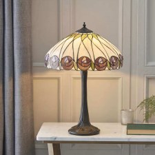 Additional picture of Interiors 1900 Hutchinson Tiffany Table Lamp