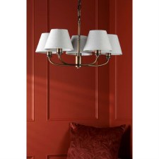 Additional picture of Laura Ashley Denston 5 Light Pendant Antique Bronze