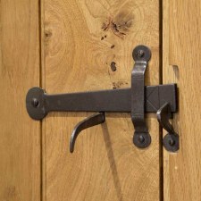 Additional picture of From The Anvil Bean Thumb Latch For Thick Doors Beeswax