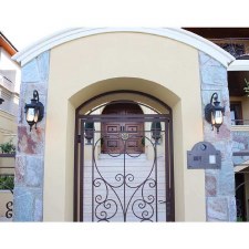 Additional picture of Elstead Philadelphia Outdoor Wall Light Lantern Small, Bronze