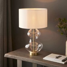 Additional picture of Bookham Touch Table Lamp Satin Brass