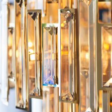 Additional picture of Maybank 15 Light Crystal Chandelier Gold Effect