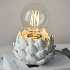 Additional picture of Artichoke Table Lamp Oatmeal Glaze