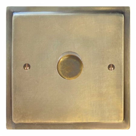 Mode Dimmer Switch 1 Gang Antique Satin Brass