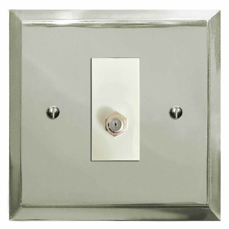 Mode Satellite Socket Polished Nickel