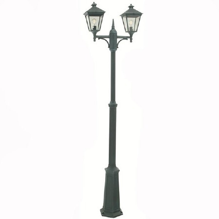 Elstead Turin Twin Light Lamp Post Verdigris - Broughtons Lighting ...