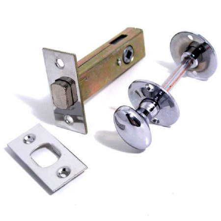 Bathroom Thumb Turn & Release Bolt Polished Chrome