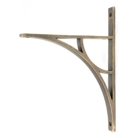 From The Anvil Tyne Shelf Bracket 260mm x 200mm Burnished Brass