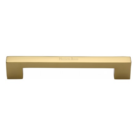 Heritage Urban Pull Handle V1390 305 Medium Polished Brass